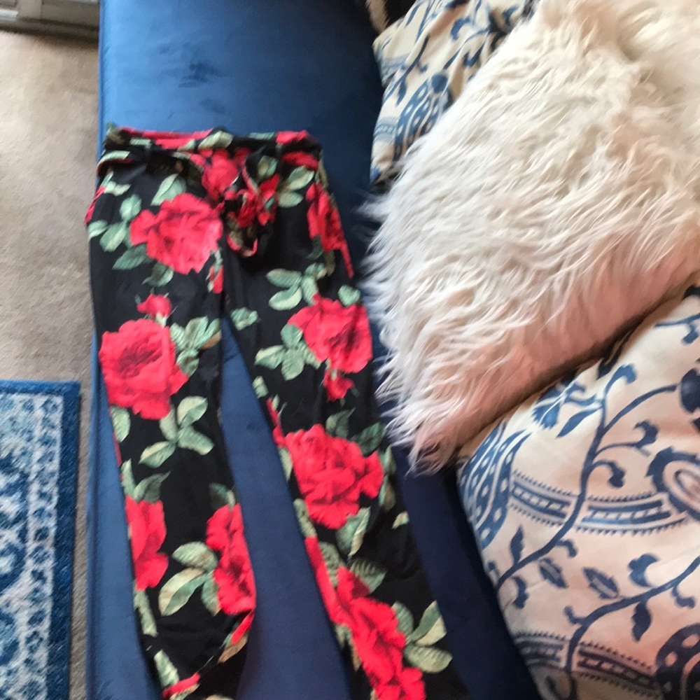 Soft as rose petals  Spandex elastic pants